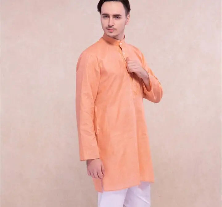 Traditional Indian Men Kurta Shirt