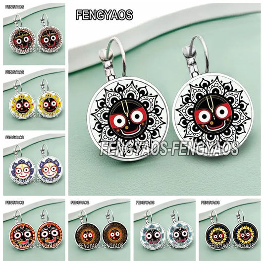 Lord Jagannath Stud Earring for Women