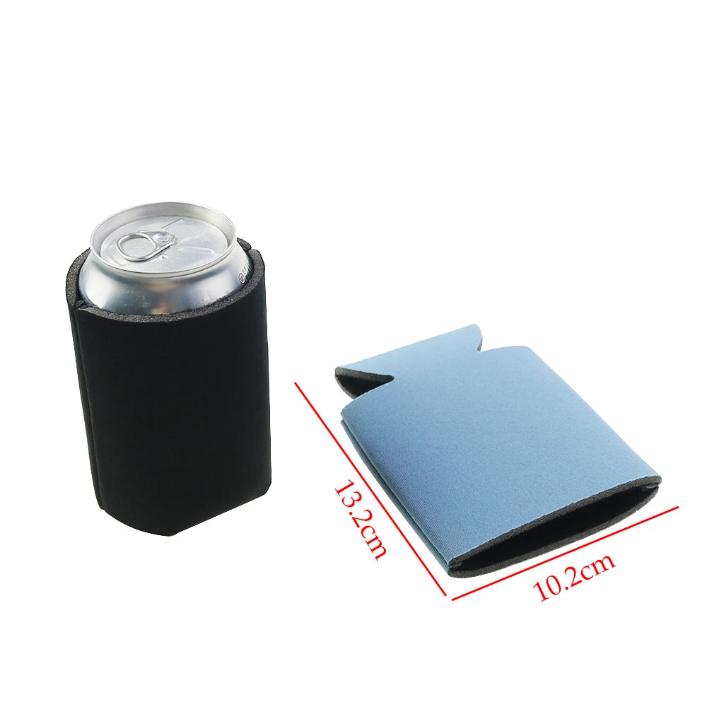 1PCS Beer Sleeves Camping Can Cup Soda Cover Neoprene Drink Cooler Portable Bottle Outdoor Sleeve for Party Wedding Birthday