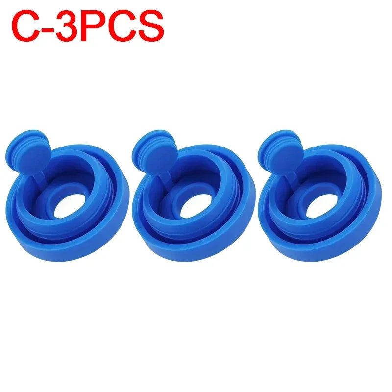 1/5pcs Silicone Water Jug Lids Leak Proof Sealing Covers Replacement Cover Drinking Water Bucket Cap Barreled Water Bottle Lids