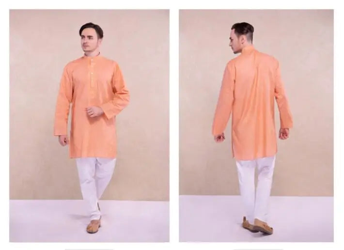 Traditional Indian Men Kurta Shirt